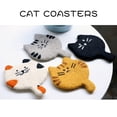 thumbnail image 2 of Cute Cat Cup Cushion Wool Felts Cat Cup Cushion Cute And Well-behaved Placemat Creative Gift, 2 of 8