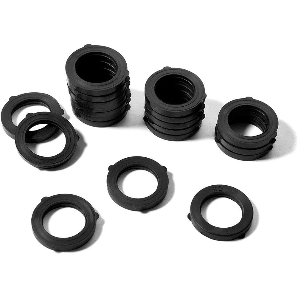 100 Garden Hose Rubber Self Locking O-Ring Seals Washers Fitting for 3/4" Faucet 