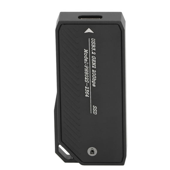 M.2 To Type C NVMe Solid State Drive Enclosure, ASM2364 Aluminum Alloy Plug and Play M.2 To Type C NVMe SSD Enclosure Adapter 20Gbps for 2242 for 2260