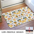 thumbnail image 3 of Mixed Fruits Leaves White Pattern Door Rugs,Washable Non Slip Door Mats Indoor,Decorative Door Mats,Entry Mat Indoor for Entrance,Bedroom,Kitchen,Bathroom,16"x24", 3 of 6