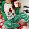 thumbnail image 4 of Summer Sales Womens Pajama Sets Casual Jogger Style Soft Loungewear Christmas Pajama Sets for Women 2 Piece, 4 of 9