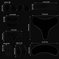 nghnuifg-chest-pads-18-piece-anti-silicone-beauty-patch-while