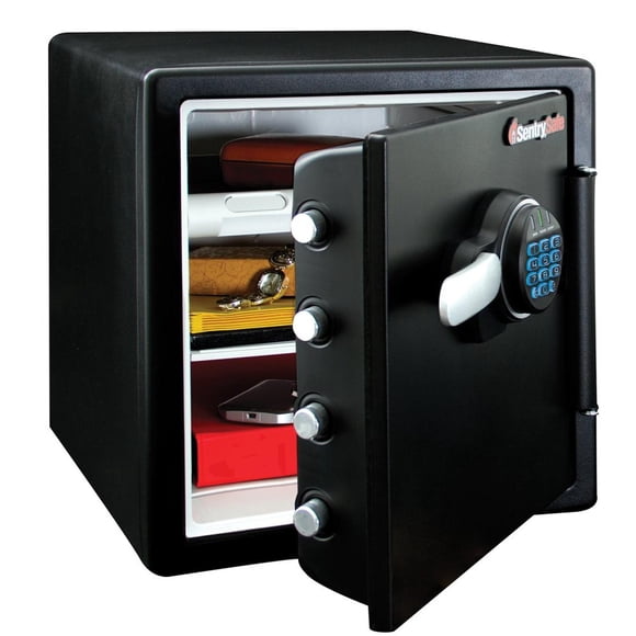 Caja Fuerte SentrySafe Acero Resistente Fuego e Impermeable con Teclado e Iluminación Interior
