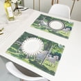 thumbnail image 6 of White Horse Placemats Set of 6 Coffee Mats, Non Slip Backing 18x12 Inch for Home and Restaurants, 6 of 9