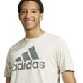thumbnail image 3 of Adidas Men's Essentials Single Jersey Big Logo Tee L Black | White, 3 of 4