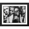 thumbnail image 2 of P Muir 32x25 Black Ornate Wood Framed With Double Matting Wall Art Titled - Rappers, 2 of 6