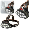 thumbnail image 5 of Yucurem 8LED Camping Headlight Usb Rechargeable Outdoor Headlamp for Fishing Hiking Camping Lamp (Black), 5 of 10
