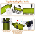 Glass Bottle Cutter, Upgraded Curve Cutting Tools for Round, Square