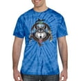 thumbnail image 2 of Wild Bobby, Celtic Wolf, Animal Lover, Tie-Dye Tees, Spiral Royal, X-Large, 2 of 3