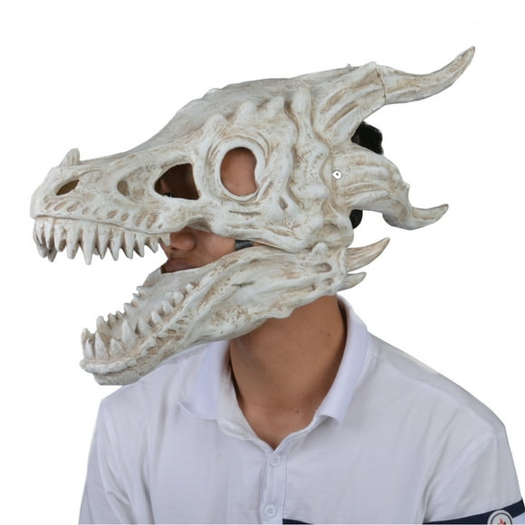 Honganda Halloween Mask, Dragon Bone Moving Mouth Simulation Decoration