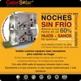 thumbnail image 4 of Calefactor de Panel Ibiza 380w CalorSolar 334CaSol Gris con tonos blancos, 4 of 9