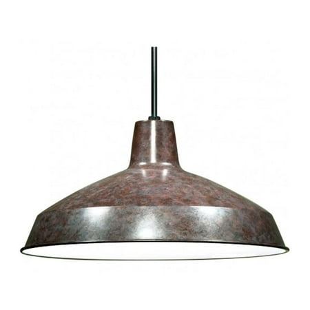 Light 16 Inch Pendant Warehouse Shade - Nuvo Lighting 76662 - 1 Light Old Bronze Warehouse Aluminum Shade Pendant Light Fixture (1 Light - 16