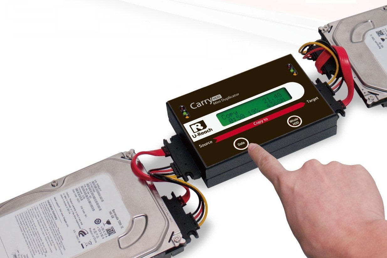 BestDuplicator IQ112 Portable SATA/IDE Hard Disk Drive (HDD) Duplicator
