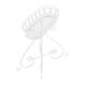 thumbnail image 1 of Estante de Metal en miniatura CUTICAT Adorno de soporte Blanco, 1 of 8