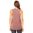 thumbnail image 2 of The Bella + Canvas Ladies Flowy Scoop Muscle Tank Top - MAUVE - M, 2 of 3