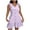 Purple, variant on Xdegoge Womens Sundress Summer Dresses for Women Plus Size Ruffle Short Sleeve V Neck Casual Dresses Tiered Swing A Line Mini Dress Of The Day Online Only
