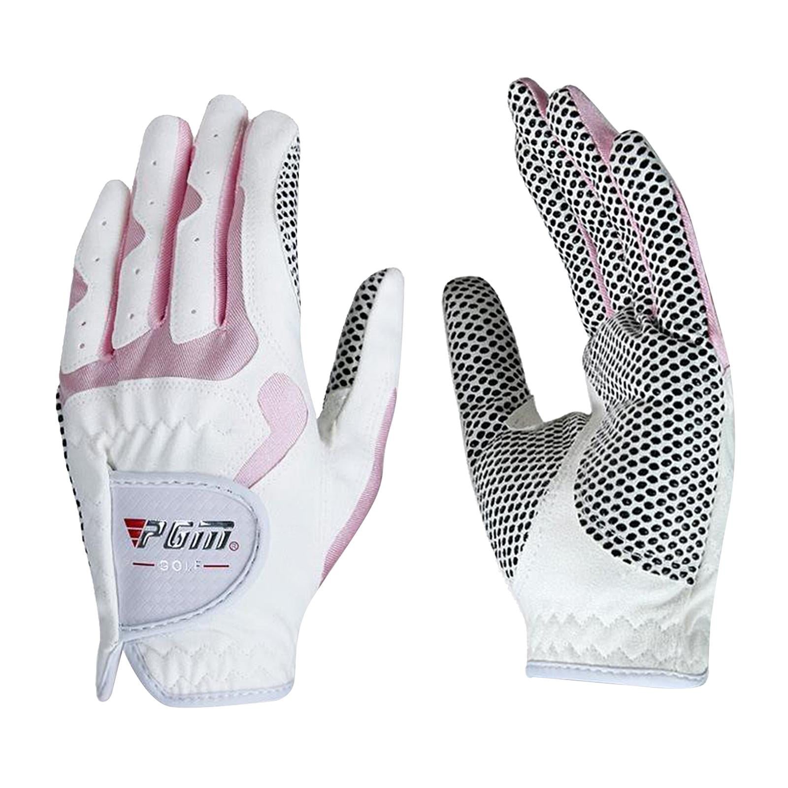 Women Ladies Golf Gloves Non-slip Breathable Full Finger for