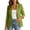 *Green, variant on Women's 3/4 Sleeve Open Front Blazer , Business Casual Jackets For Women , Ladies' Slim Fit Work Office Blazers with Pockets,Black,S-2XL