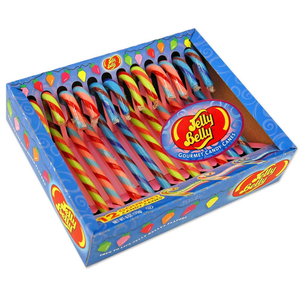 Jelly Belly Candy Canes 12-12 count boxes by Spangler Candy Company