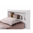 thumbnail image 5 of Hodedah Twin-Size Captain Bed with 3-Drawers and Headboard in White, 5 of 8