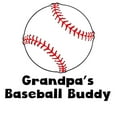 thumbnail image 2 of CafePress - Grandpas Baseball Buddy Long Sleeve T Shirt - Long Sleeve Infant T-Shirt, 2 of 2