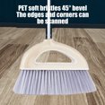 thumbnail image 5 of RBCKVXZ Broom and Dustpan Set with Long Handle, Light Weight Stainless Steel Poles Stand Upright Dustpans with Broom Combo for Home Kitchen Office Pet Dog Hair, Beige Color, 1-Pack, 5 of 6