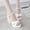 White, variant on Babysbule Womens Sandals, Women Fish Mouth High Heels Wedge Sandals Buckle Slope Sandals