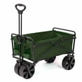 thumbnail image 1 of Seina Chariot Utilitaire d'Extérieur Pliable en Acier, Capacité de 150 Lb, Vert, 1 of 6