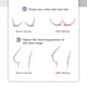 thumbnail image 3 of Conjunto de lencería sin costuras de 2 piezas con cuello en V para mujer: sujetador sin relleno y tanga, poliéster, color liso, estilo sexy/casual, adecuado para primavera/verano, 3 of 3