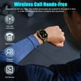 thumbnail image 5 of Outdoor smart watch, wireless calling, sports watch, compass, altimeter, barometer, LED flashlight, IP68, pedometer, fitness tracker, multimedia information viewing, weather 100+ sports modes,, 5 of 16