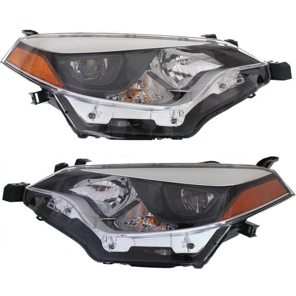 CarLights360: For 2014 2015 2016 Toyota Corolla Headlight Assembly Driver and Passenger Side LED DOT Certified w/Bulbs Replaces TO2502216 TO2503216