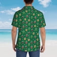 thumbnail image 6 of Goofa Milk Tea Hawaiian Shirt for Men, Unisex Summer Beach Casual Short Sleeve Button Down Shirts,Aloha Tropical Floral print shirt-XX-Large, 6 of 9