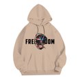 thumbnail image 3 of MHFRRA Sudadera con Capucha, Suave y Cómoda, Ideal para Uso Informal y Actividades Al Aire Libre, con Bolsillo Frontal Tipo Cangurera Caqui, 3 of 3