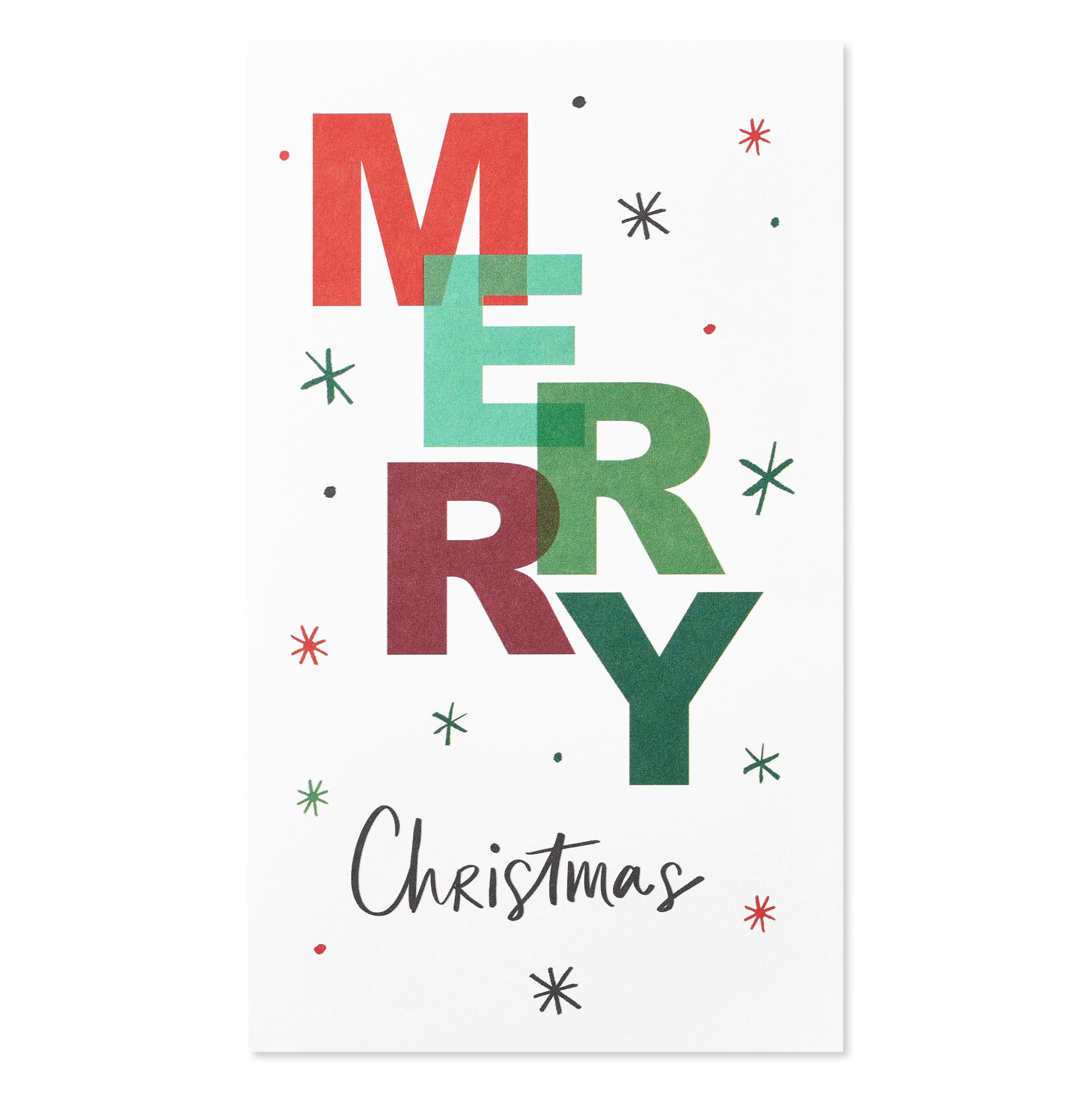 American Greetings Christmas Greeting Card Money/Gift Card Holder Bundle, Wonderful Season (8-Count)