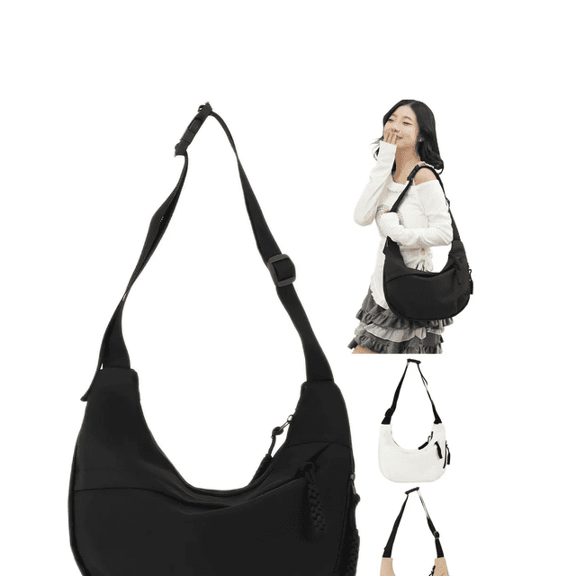 Bolso Cruzada Mujer Bandolera Impermeable Con Gran Capacidad Xtellar Negro