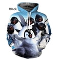 thumbnail image 5 of Sudadera con capucha con estampado de pingüino en 3D, sudadera con capucha con gráfico de animales, sudadera de moda para niños, sudaderas divertidas, ropa Harajuku, sudadera con capucha, 5 of 5