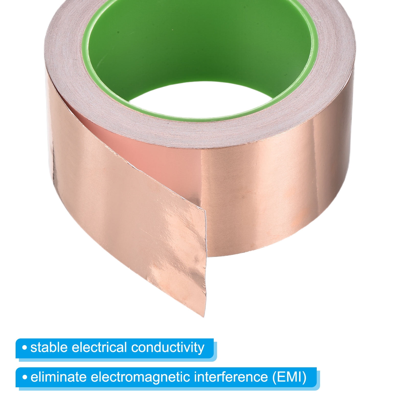 Copper Foil Tape 1.97 Inch x 66 Feet 0.05mm Thick Double Sided Conductive