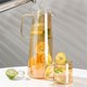 thumbnail image 5 of Jarra de agua de vidrio de 1,35 l/1,8 l con tapa y asa Jarra de agua for refrigerador Jarra for té helado y café Utensilios for servir bebidas, 5 of 6