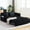 Black, variant on Sleeper Sofa Bed with High-quality Backrest / Relax and Rock Comfortably