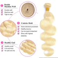 thumbnail image 3 of Hair Bundles Aonbamds 613 Blonde Body Wave 70-80 cm 150 g, 3 of 9