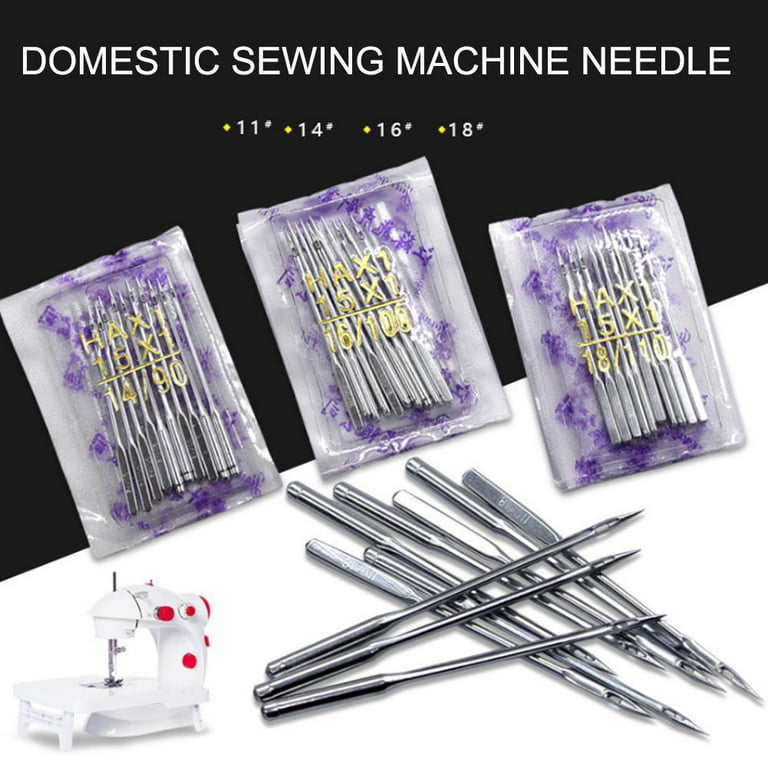 100 x FLAT SHANK HOME UNIVERSAL SEWING MACHINE NEEDLE 18/110 Fit for Singer