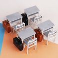 thumbnail image 4 of 4PCS Educational Dollhouses Furniture School Desk Chair Backpack Set Realistic 1:12 Scale Miniatures, 4 of 9
