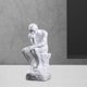 thumbnail image 3 of 2 Uds. Escultura de Hombre de 10 Pulgadas de Alto Figurita Coleccionable Hecha a Mano Sunnimix Figura Hombre Pensador, 3 of 8