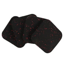 Hemoton 4pcs Nonslip Exercise Equipment Mats Noise Reduction Furniture Mats For Treadmill Rubber Pad Hardwood Floors Carpet Protection Accessories