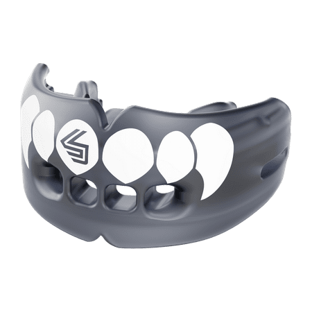 Shock Doctor 4300 Double Braces Mouthguard, Adult STRAPLESS,