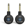 thumbnail image 3 of Electric Guitar Wireless Transmitter Electric Blowpipe Transceiver Musical Instrument Accessories A13,Black, 3 of 8