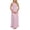 Light Pink, variant on Gyujnb Halter Sleeveless Tank Neck Maternity Maxi Dress Elastic Gathered Empire Waist Lightweight Flowy Chiffon Loose A Line Floor Length Gown Elegant Bridesmaid Photoshoot,L