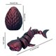 thumbnail image 3 of Sharks Ornament Fish Tank Coffee Table Ornament All Joint Movable Standing Small Gift, 3 of 5
