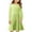 Green, variant on JUSLIO Dresses for Girls Casual Ruched Long Sleeve Girls Dress Winter Holiday Party Dresses