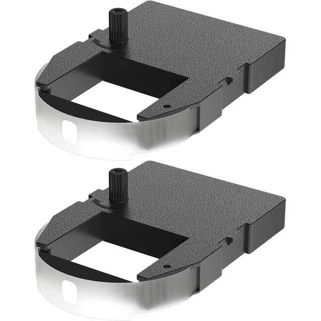 replacement for Pyramid 4000R Replacement Ribbon used with Pyramid 3000HD, 3500, 3700, 4000, 4000HD Time Clocks, Individually Sealed, Pre-installed Ribbon Shield, 2 Pack